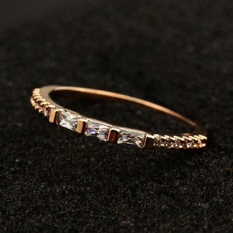 Женское кольцо VELI бижутерия с белыми кристаллами Simply Classic 937845