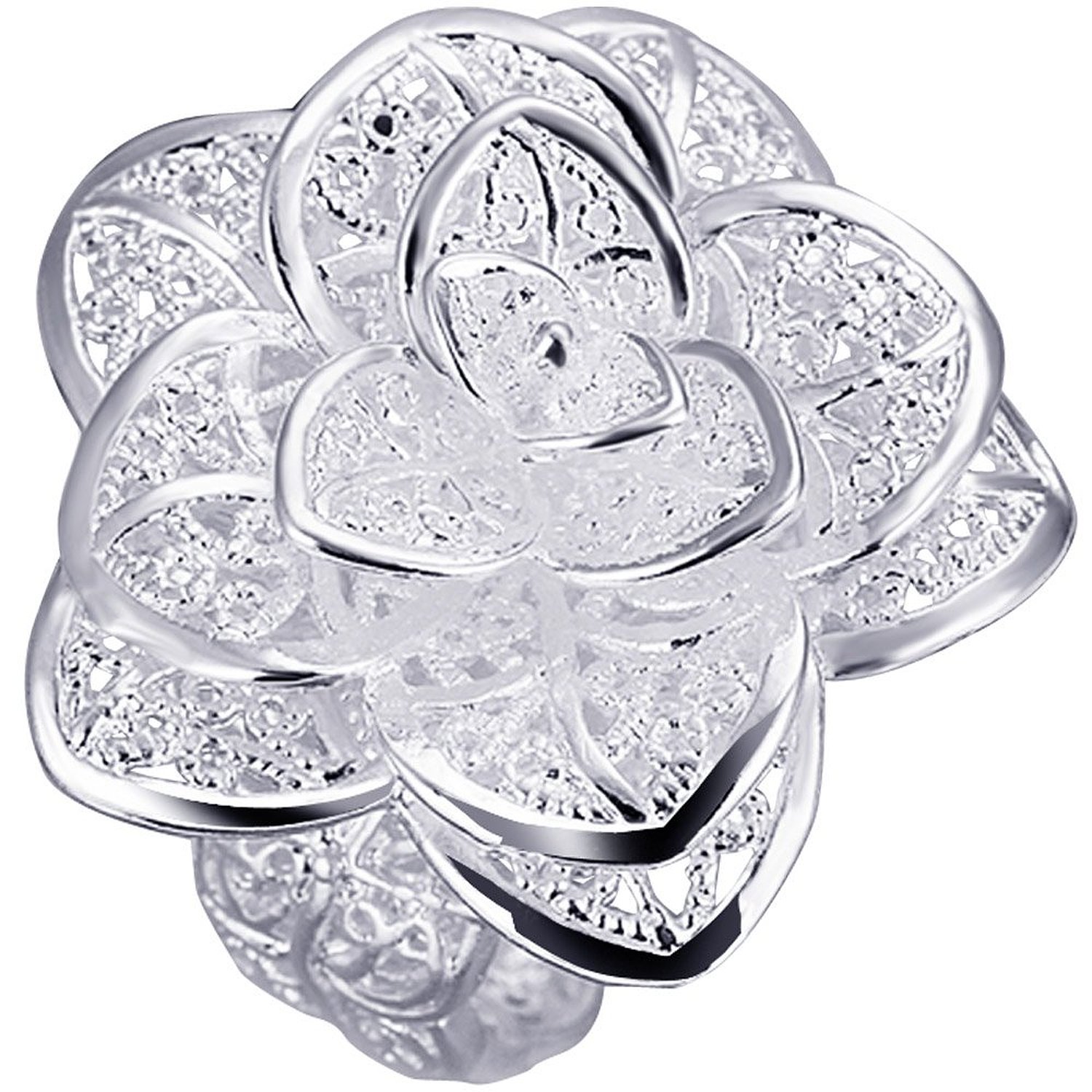Серебряный Цветок 00907-ring-silver-boutiquetoyou-com-ua-5