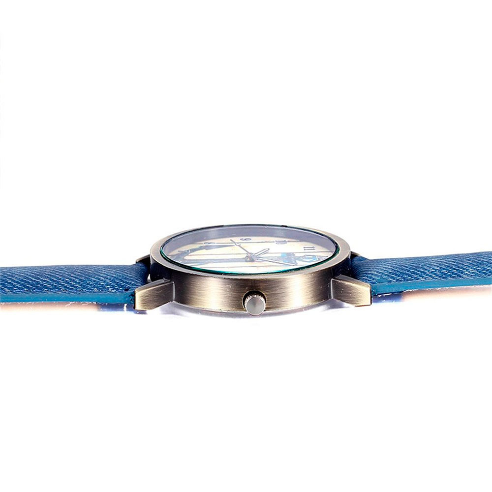 Фото 4Наручные часы Винтажный Якорь на синем ремешке